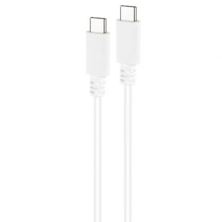 Nanocable Cable USB 2.0 USB-C a USB-C de 1 metro, Blanco